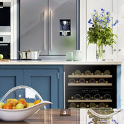 Baridi 46 Bottle Under-Counter/Freestanding Dual Zone Fridge & Cooler 60cm Baridi - Dynamic Drive