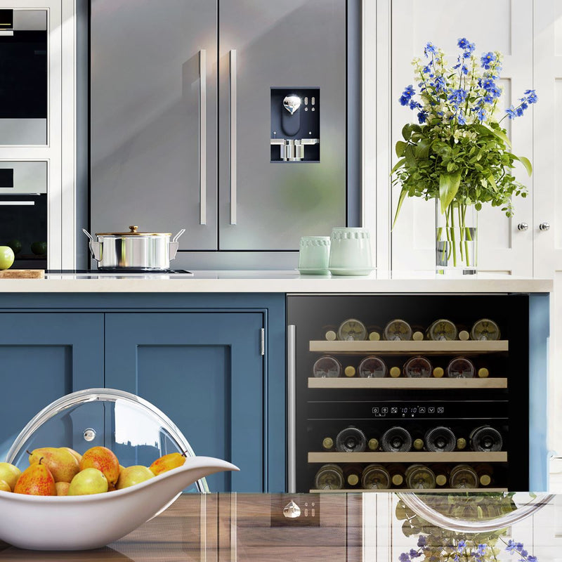 Baridi 46 Bottle Under-Counter/Freestanding Dual Zone Fridge & Cooler 60cm Baridi - Dynamic Drive