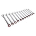 Sealey Ratchet Combination Spanner Set 12pc Metric Platinum Series AK63940 Sealey - Dynamic Drive
