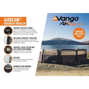Vango AirBeam Modular Windbreak Shadow Grey Vango - Dynamic Drive
