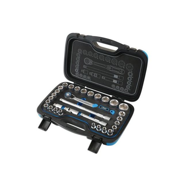 Laser Socket Set 1/2"D 31pc 6920 Laser - Dynamic Drive