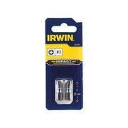Irwin® Impact Screwdriver Bits Pozi PZ1 25mm (Pack 2) IRWIN® - Dynamic Drive