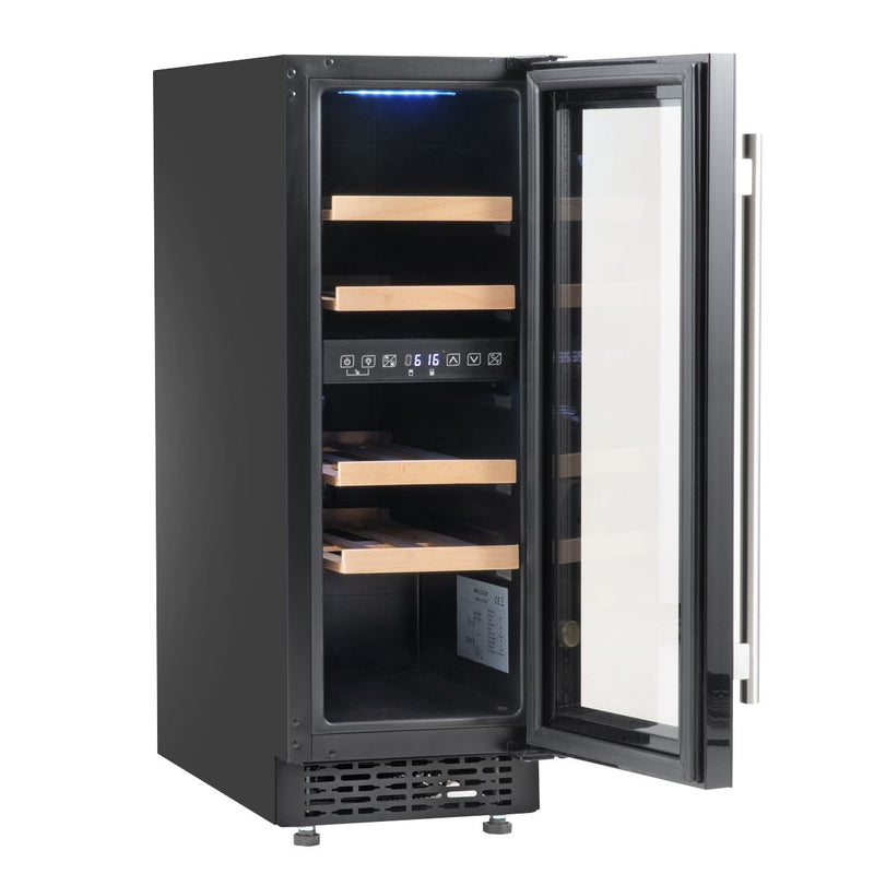 Baridi 17 Bottle Slim Wine Fridge & Cooler 30cm DH204 Baridi - Dynamic Drive