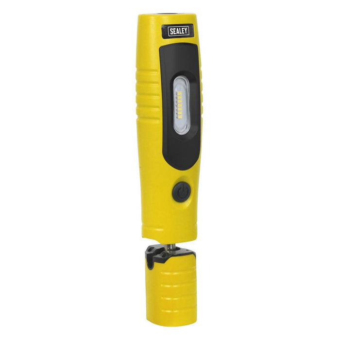 Sealey Rechargeable 360 Inspection Light 7 SMD & 3W SMD LED Yellow Lithium-ion Sealey - Dynamic Drive
