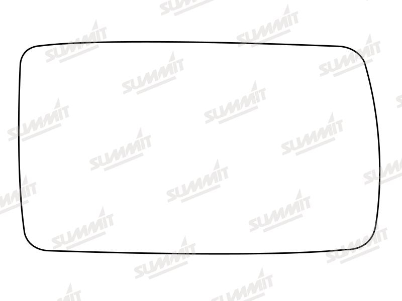 Summit Stick-On Anti Dazzle Mirror Glass fits Alfa 155 RHS Summit - Dynamic Drive