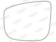 Summit Stick-On Commercial Mirror Glass fits Citroen Berlingo 13 to 14 LHS Summit - Dynamic Drive