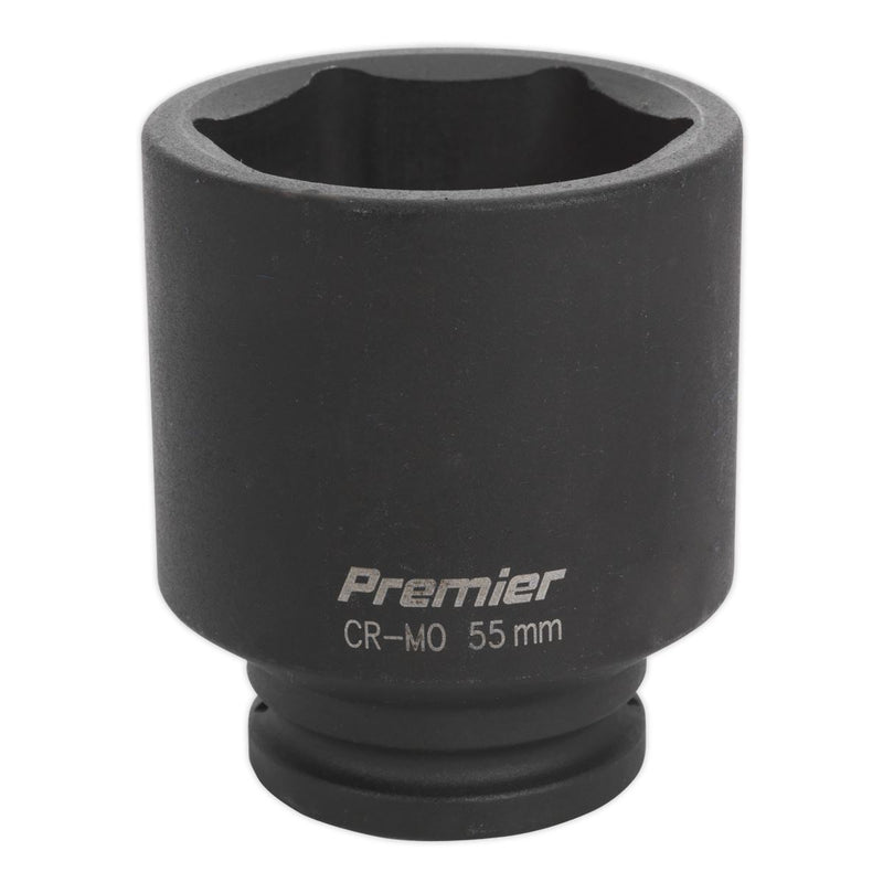 Sealey Impact Socket 55mm Deep 3/4"Sq Drive IS3455D Sealey - Dynamic Drive
