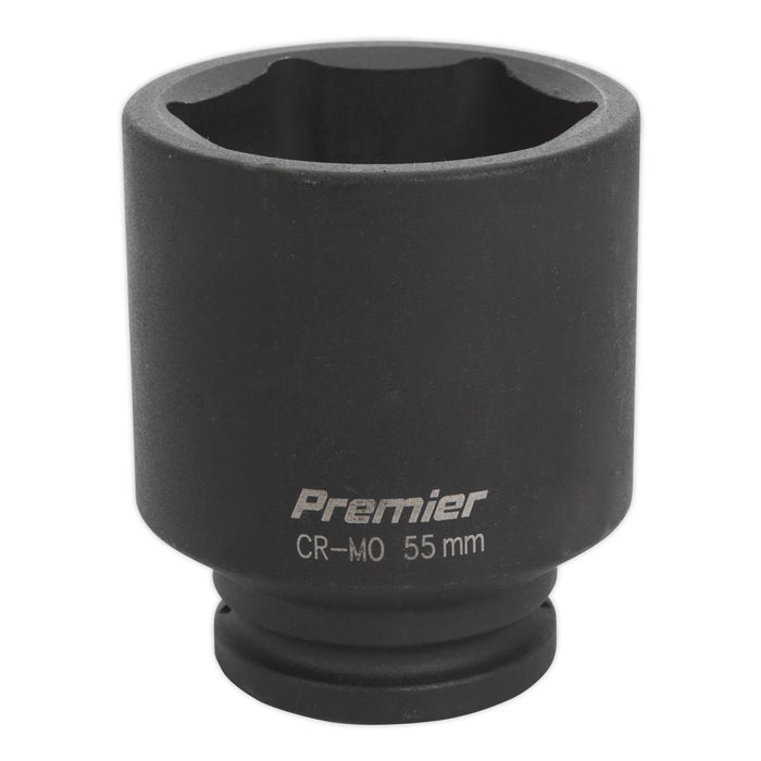 Sealey Impact Socket 55mm Deep 3/4"Sq Drive IS3455D Sealey - Dynamic Drive