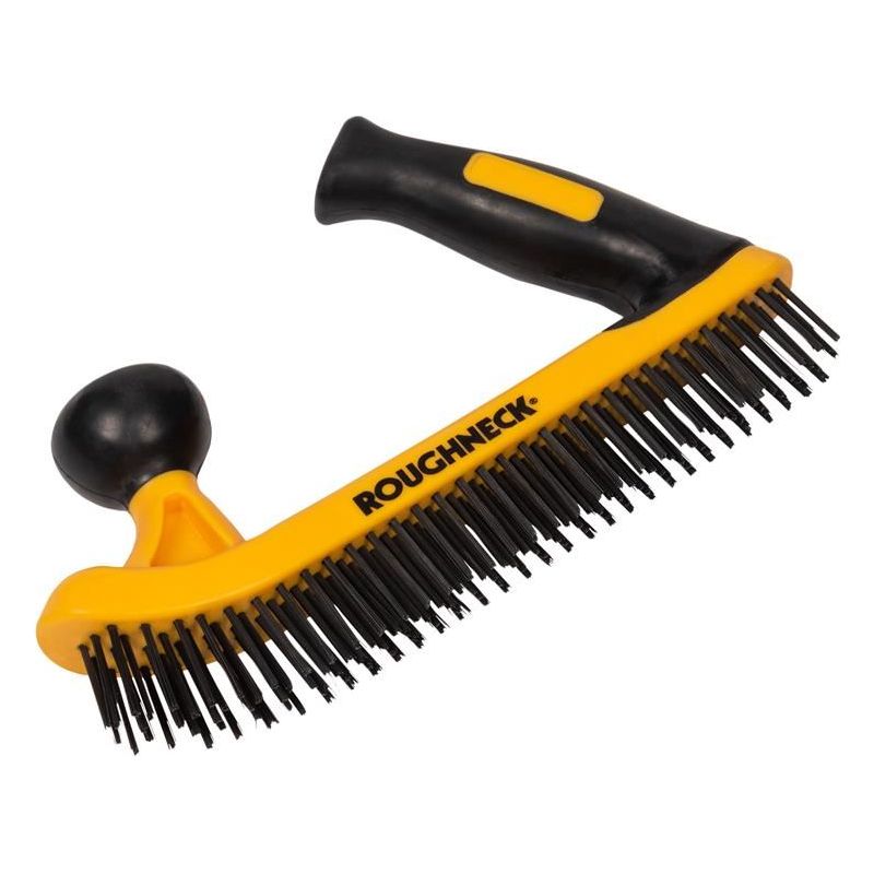 Roughneck Two-Handed Wire Brush Soft-Grip Roughneck - Dynamic Drive