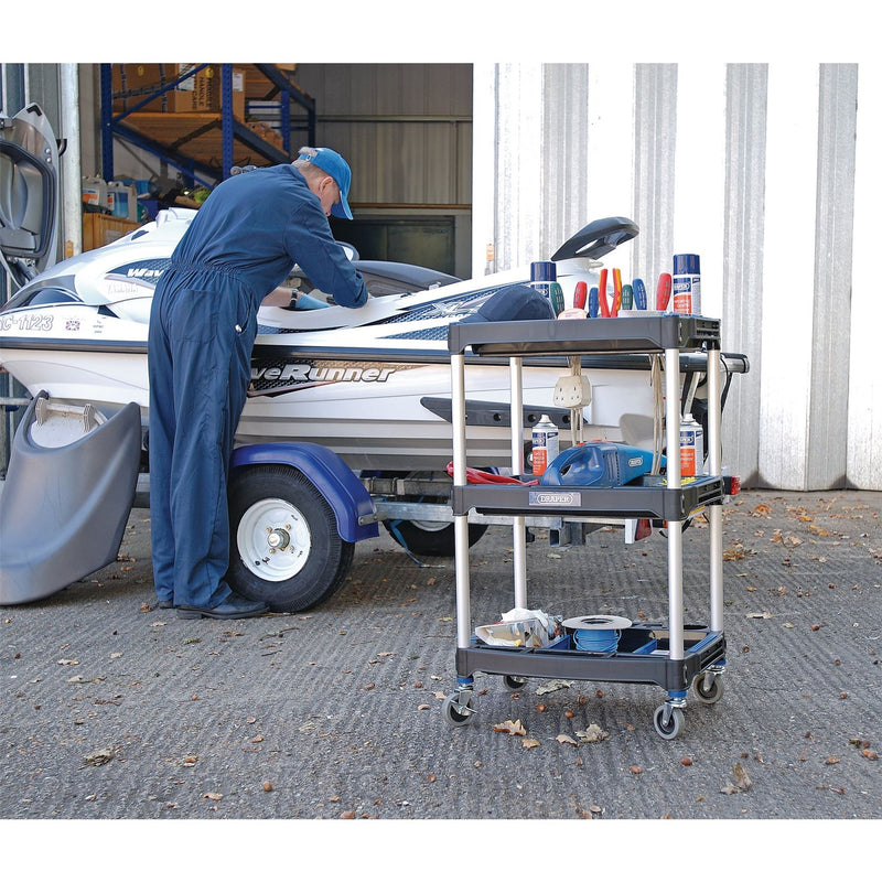 Draper 3 Tier Workshop Trolley 04612 Draper - Dynamic Drive