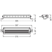 Osram LEDriving LIGHTBAR VX250-SP, LED driving lights for high beam, spot, 1500 Osram - Dynamic Drive