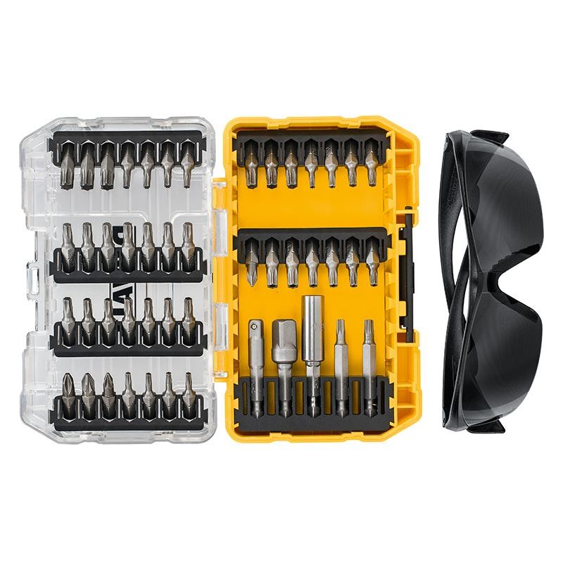 Dewalt Power Tools DT70704 Screwdriving Set, 47 Piece + Safety Glasses DeWALT Power Tools - Dynamic Drive