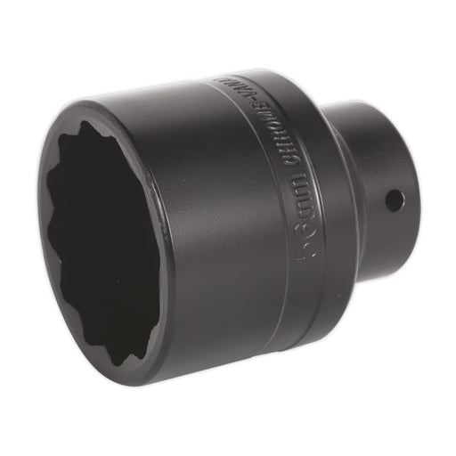 Sealey Impact Socket 56mm Bi-Hex Deep 3/4"Sq Drive SX021 Sealey - Dynamic Drive