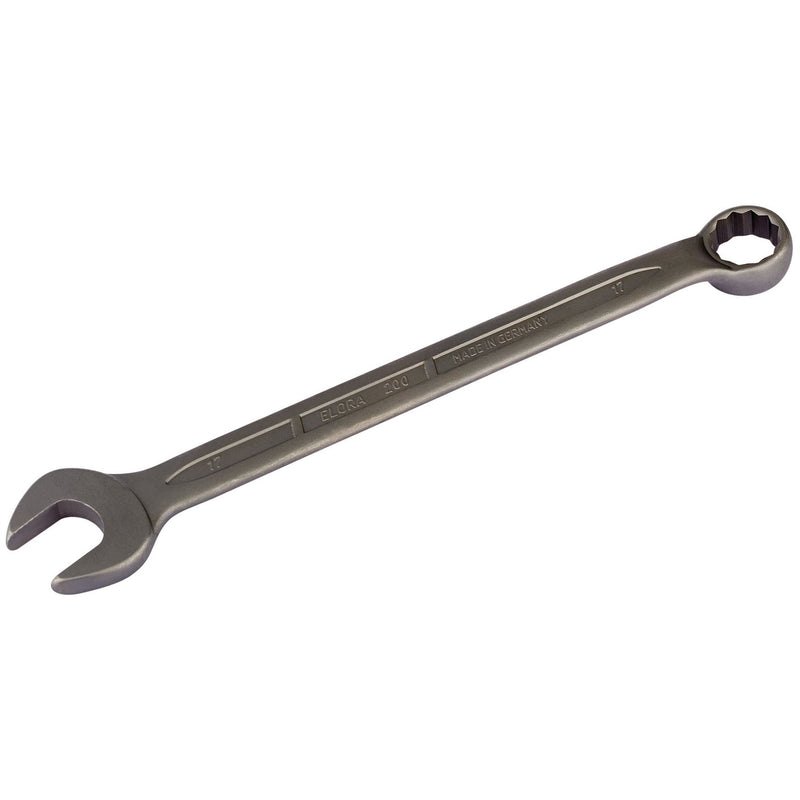 Draper Elora Long Stainless Steel Combination Spanner, 17mm 44016 Draper - Dynamic Drive