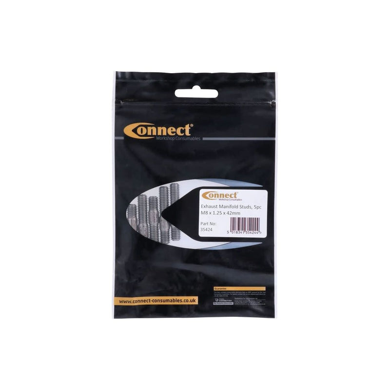 Connect Exhaust Manifold Stud M8 x 1.25 x 42mm 5pc 35424 Tool Connection - Dynamic Drive
