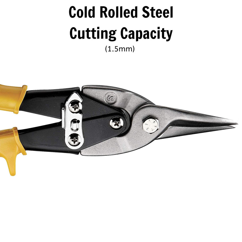Teng Tools Tin Snip High Leverage Straight Teng Tools - Dynamic Drive