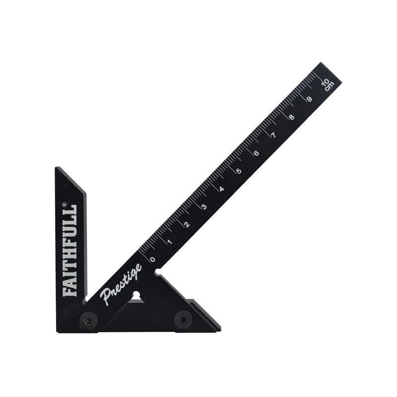 Faithfull Prestige Centre Finder Gauge Black Aluminium 100mm Faithfull - Dynamic Drive