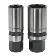 Sealey Socket Set 34pc 3/8"Sq Dr WallDrive Metric Black Series AK7971 Sealey  - Dynamic Drive