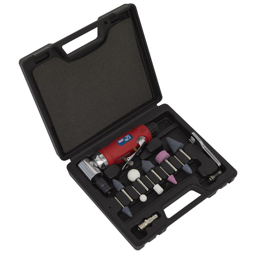 Sealey Air Die Grinder 90 Angle Kit 15pc GSA675 Sealey - Dynamic Drive