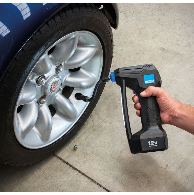 Draper 12V Cordless Air Compressor 20582 Draper - Dynamic Drive