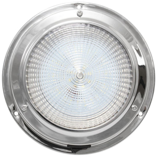AAA 12V Stainless Dome Light Natural White LED 137mm 4" Dome AAA - Dynamic Drive