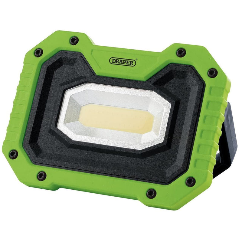 Draper COB LED Rechargeable Worklight with Wireless Speaker, 5W, 500 Lumens, Gre Draper - Dynamic Drive