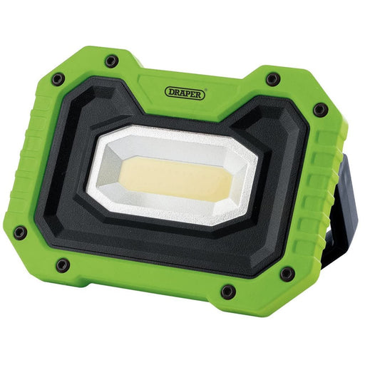 Draper COB LED Rechargeable Worklight with Wireless Speaker, 5W, 500 Lumens, Gre Draper - Dynamic Drive