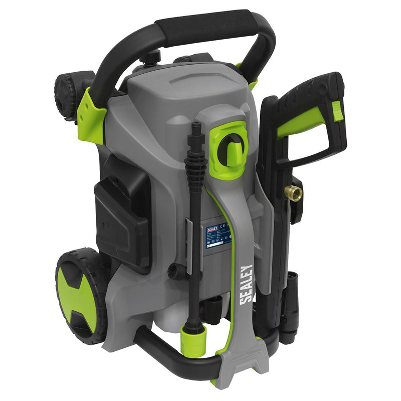 Sealey Pull-Along Pressure Washer 140bar with TSS PW2000PA Sealey - Dynamic Drive