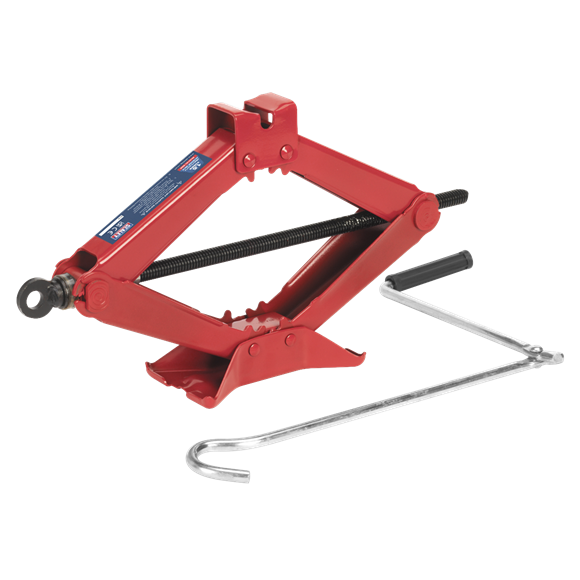 Sealey Scissor Jack Heavy-Duty 1.5 Tonne 58M Sealey - Dynamic Drive