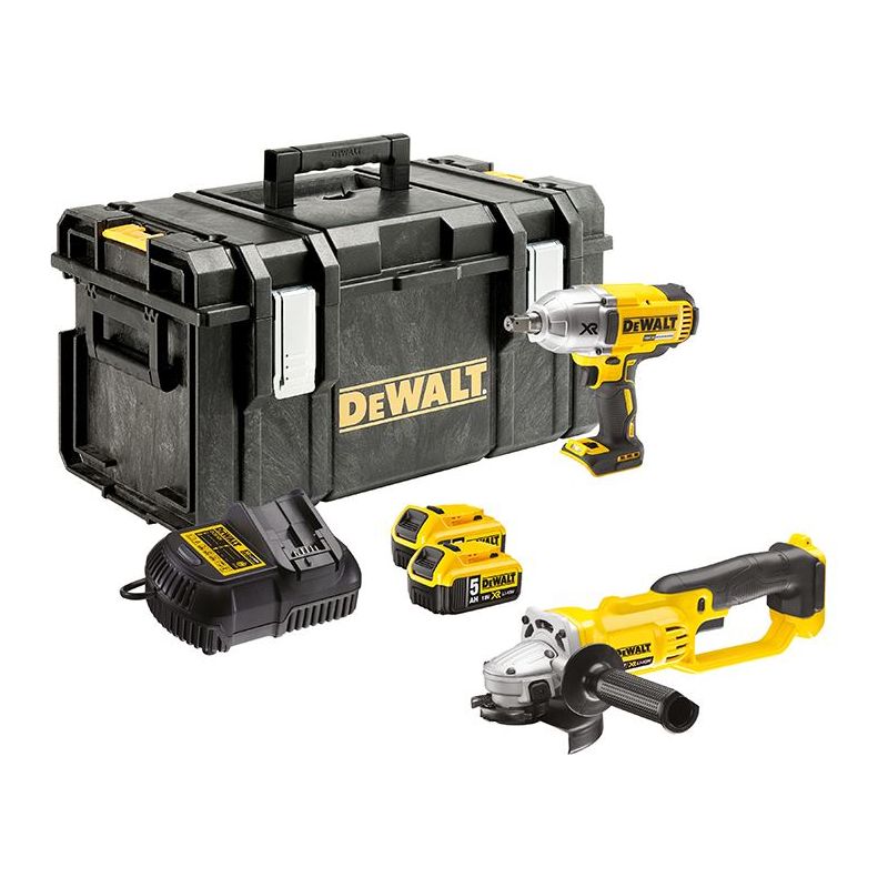 Dewalt Power Tools DCK269P2 XR Brushless Twin Pack 18V 2 x 5.0Ah Li-ion DeWALT Power Tools - Dynamic Drive