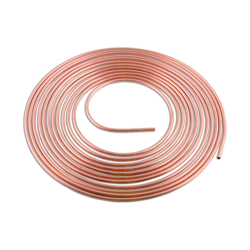 Connect Copper Brake Pipe 1/4" x 25ft 1pc 31136 Tool Connection - Dynamic Drive