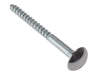 Forgefix Mirror Screw Chrome Domed Top Slotted CSK ST ZP 3/4in x 8 Bag 10 ForgeFix - Dynamic Drive