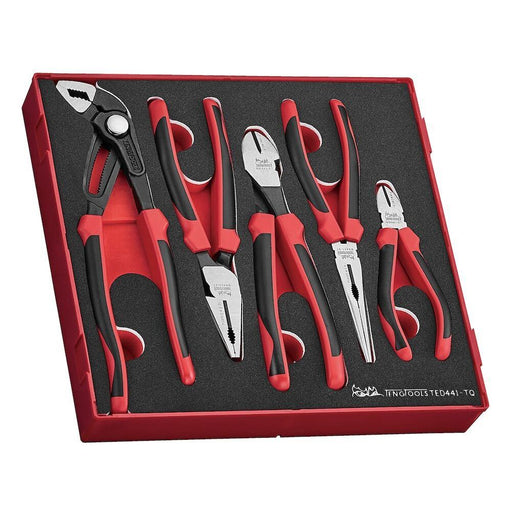 Teng Tools Plier Set TPR Grip Q FOAM2 5 Pieces Teng Tools - Dynamic Drive