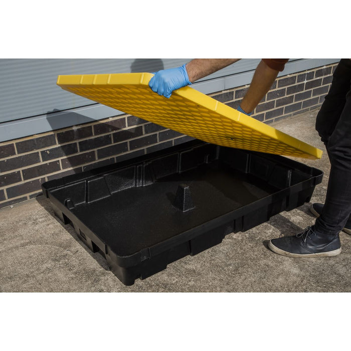 Sealey Spill Tray with Platform 100L DRP101 Sealey - Dynamic Drive