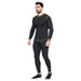 Mens Rough and Tough Thermal Long Sleeve BLACK shirt (mixed Sizes) 3129 UK Camping And Leisure - Dynamic Drive