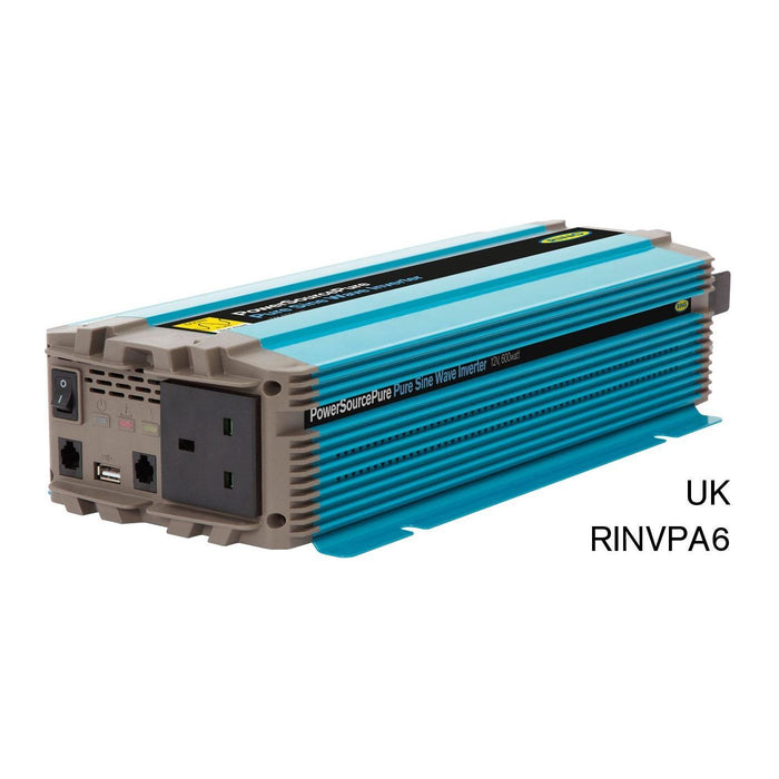 Ring RINVPA6 - 12v DC to 230v AC 600w Pure Sine Wave Inverter (1 X UK Socket) Ring Automotive - Dynamic Drive
