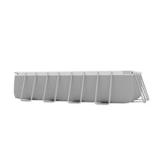 Dellonda Deluxe Steel Frame Swimming Pool with Filter Pump 18ft DL22 Dellonda - Dynamic Drive