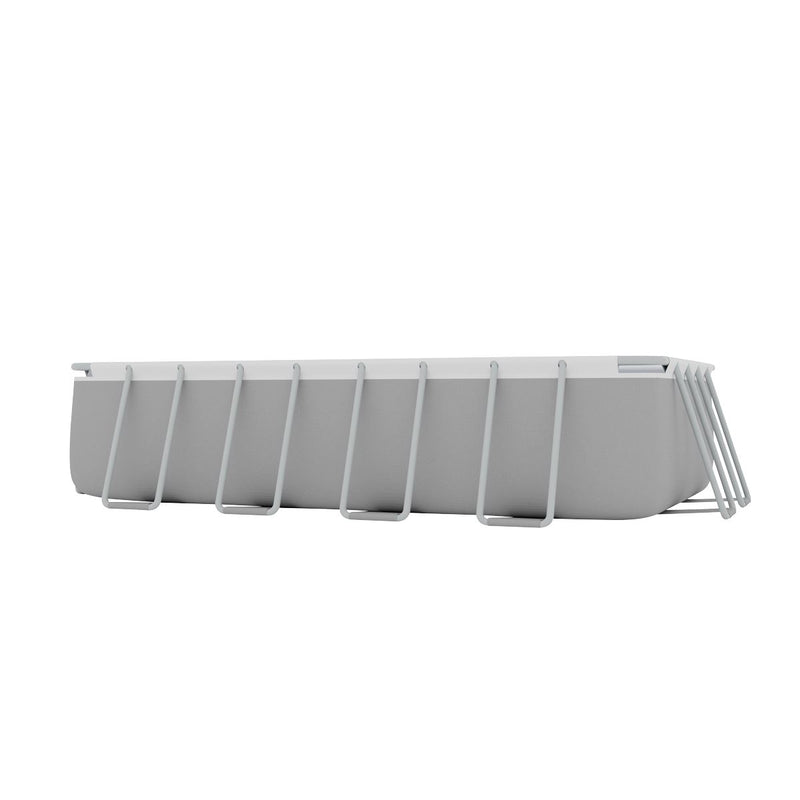 Dellonda Deluxe Steel Frame Swimming Pool with Filter Pump 18ft DL22 Dellonda - Dynamic Drive