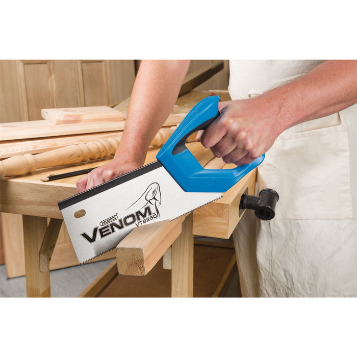 Draper Venom Double Ground Tenon Saw, 250mm, 11tpi/12ppi 82199 Draper - Dynamic Drive