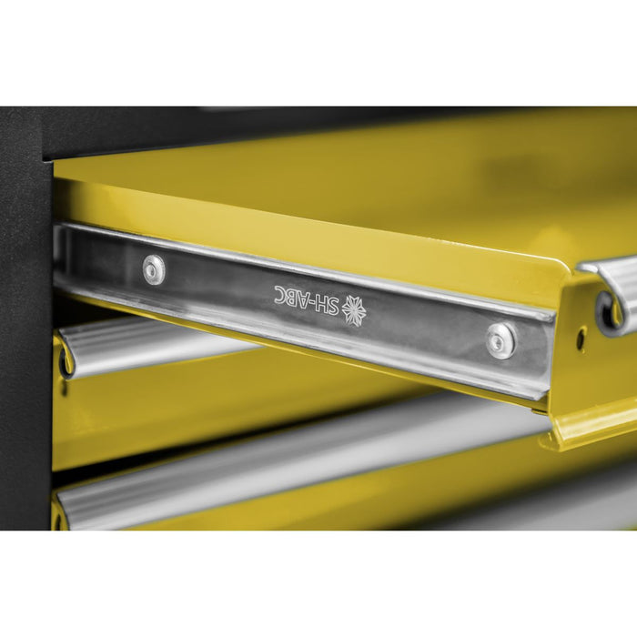Sealey Rollcab 16 Drawer with Ball-Bearing Slides Heavy-Duty Black AP41169B Sealey - Dynamic Drive