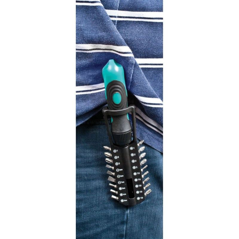 Kamasa Ratchet Screwdriver Set 19pc 55703 Kamasa - Dynamic Drive