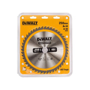 Dewalt Power Tools Stationary Construction Circular Saw Blade 250 x 30mm x 48T DeWALT Power Tools - Dynamic Drive