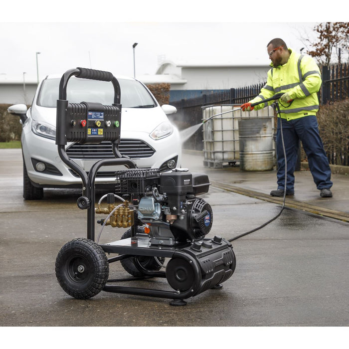 Sealey Pressure Washer 220bar 540L/hr Self-Priming 6.5hp Petrol PWM2500SP Sealey - Dynamic Drive