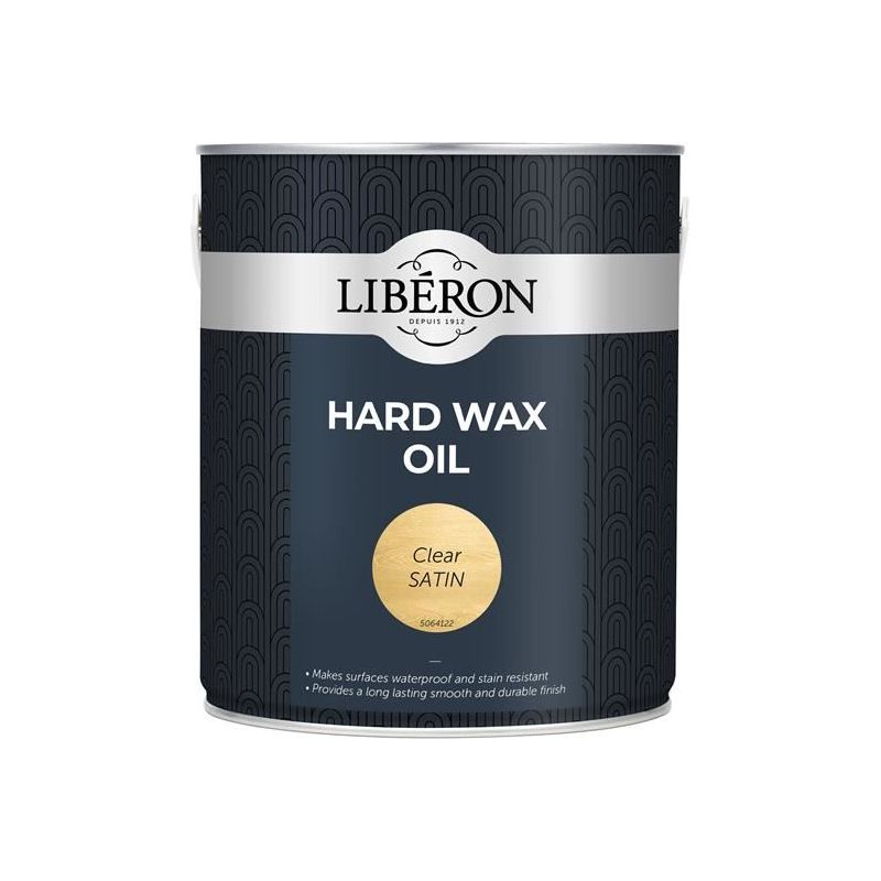 Liberon Hard Wax Oil Clear Satin 2.5 litre Liberon - Dynamic Drive