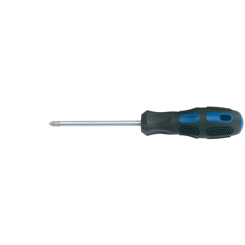 Draper Cross Slot Screwdriver, No.2 x 100mm (Sold Loose) 40024 Draper - Dynamic Drive