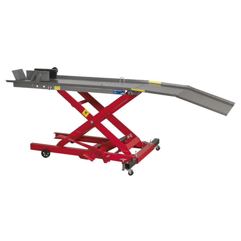 Sealey Motorcycle Lift 365kg Capacity Hydraulic MC365 Sealey - Dynamic Drive