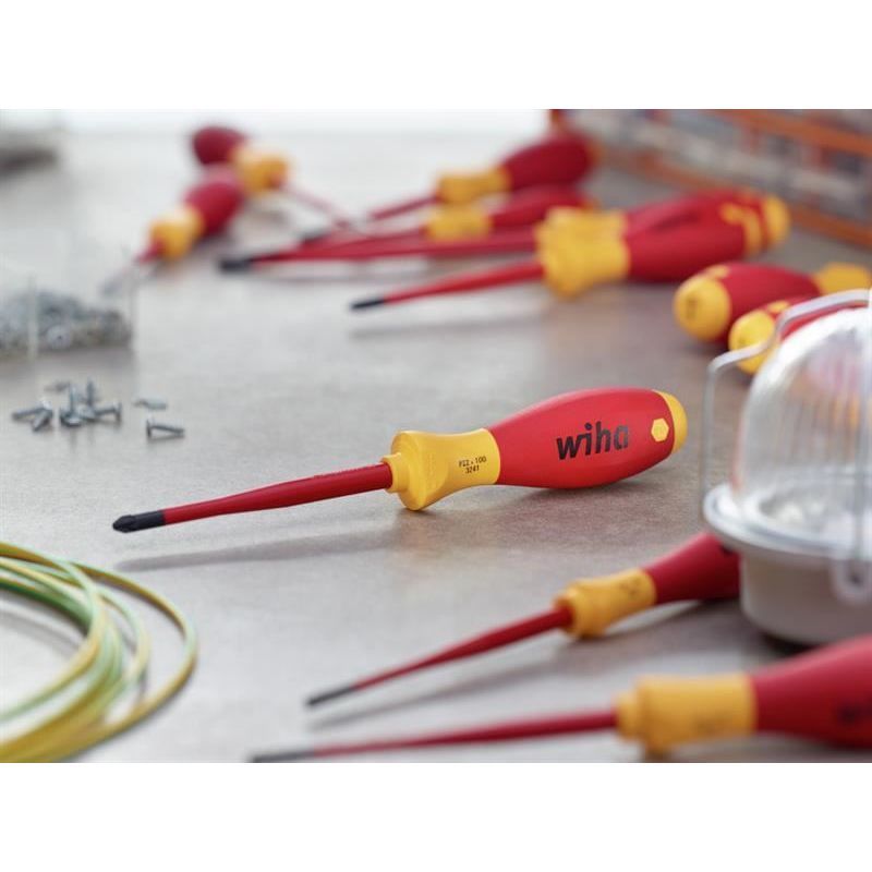 Wiha SoftFinish® electric slimFix SL/PZ Screwdriver Set, 6 Piece Wiha - Dynamic Drive