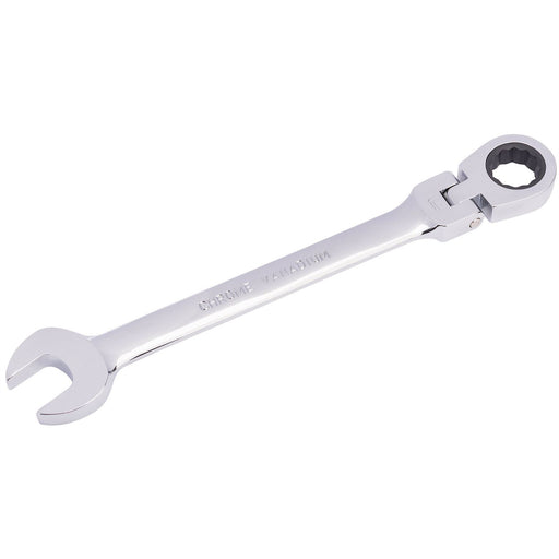 Draper HI-TORQ Metric Flexible Head Ratcheting Combination Spanner, 17mm Draper - Dynamic Drive