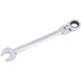 Draper HI-TORQ Metric Flexible Head Ratcheting Combination Spanner, 17mm Draper - Dynamic Drive