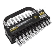 Sealey Stubby Ratchet Combination Spanner Set 12pc Metric S0633 Siegen by Sealey - Dynamic Drive